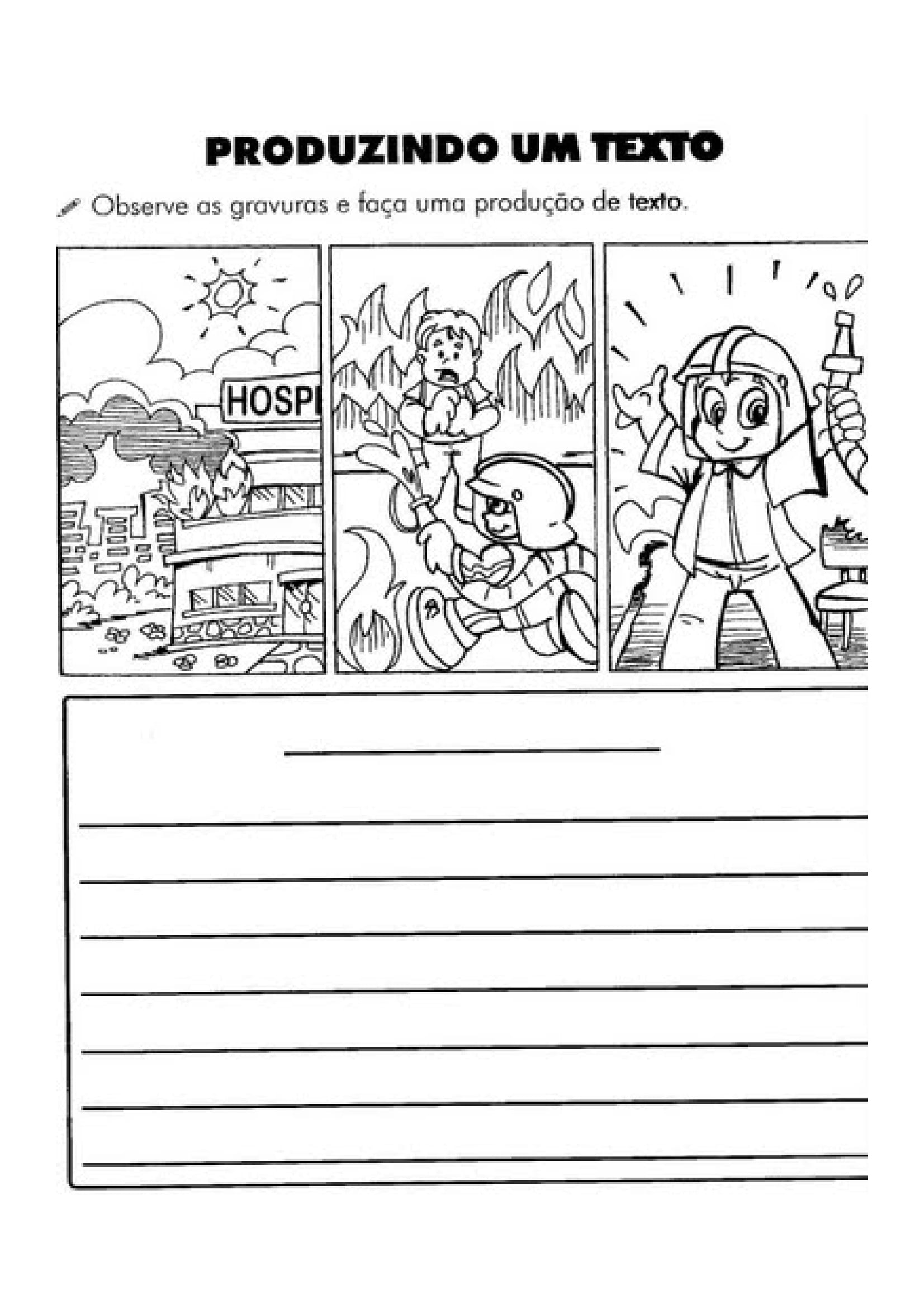 1º ao 5º ano - Atividades de produção de texto - Prof. Noninha