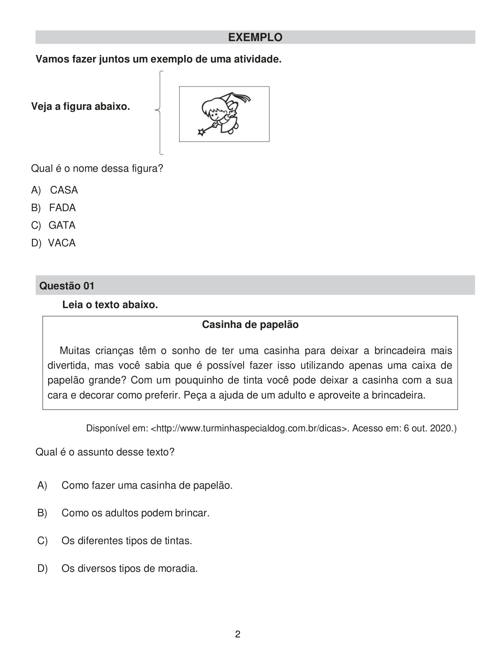 3° ano - Avaliação trimestral de língua portuguesa - 1° trimestre ...